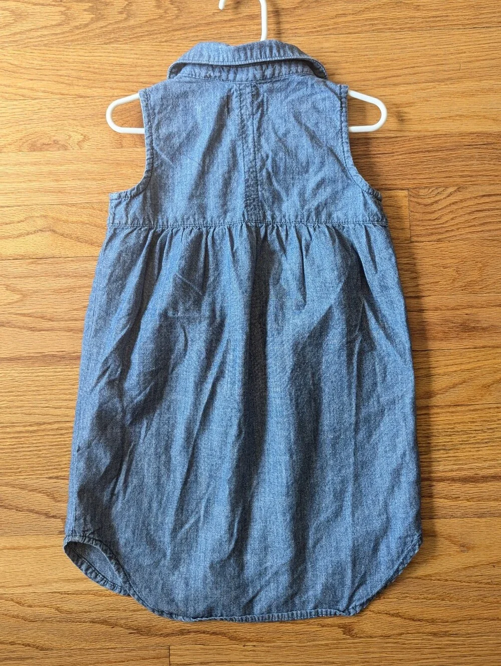 Old Navy Chambray Button-Down Sleeveless Dress, 5T